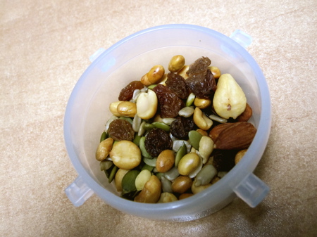 noix et raisins secs