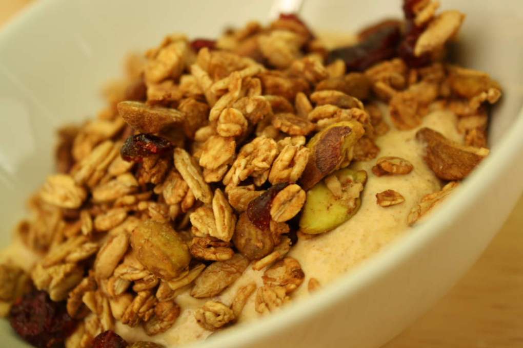 yogourt citrouille et granola