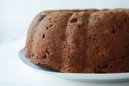 gâteau bananes et bleuets