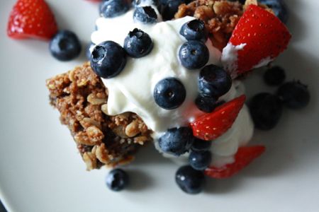 pouding bananes bleuets