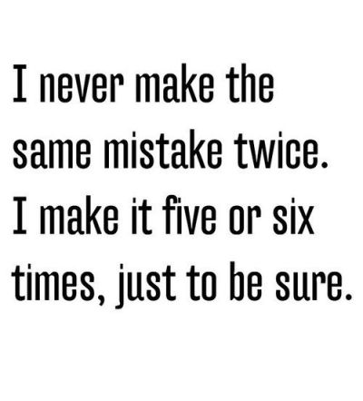 mistakes