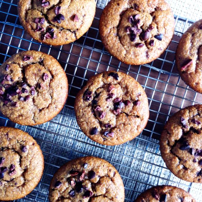muffins bananes et chocolat