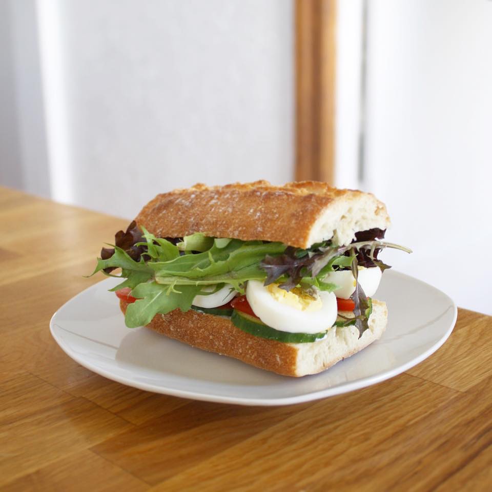 sandwich aux oeufs
