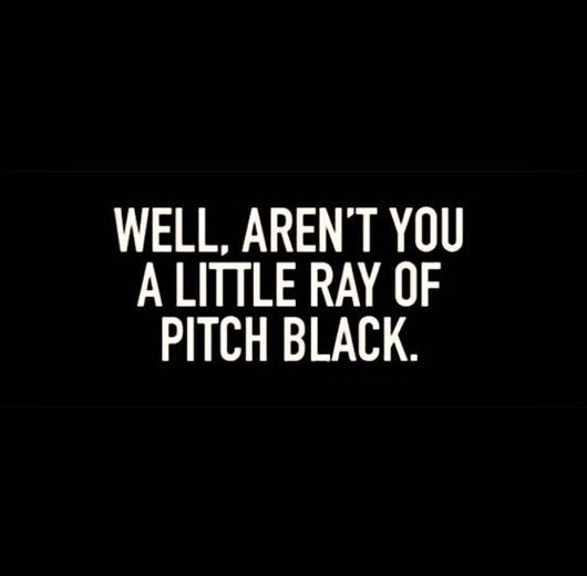 pitch-black