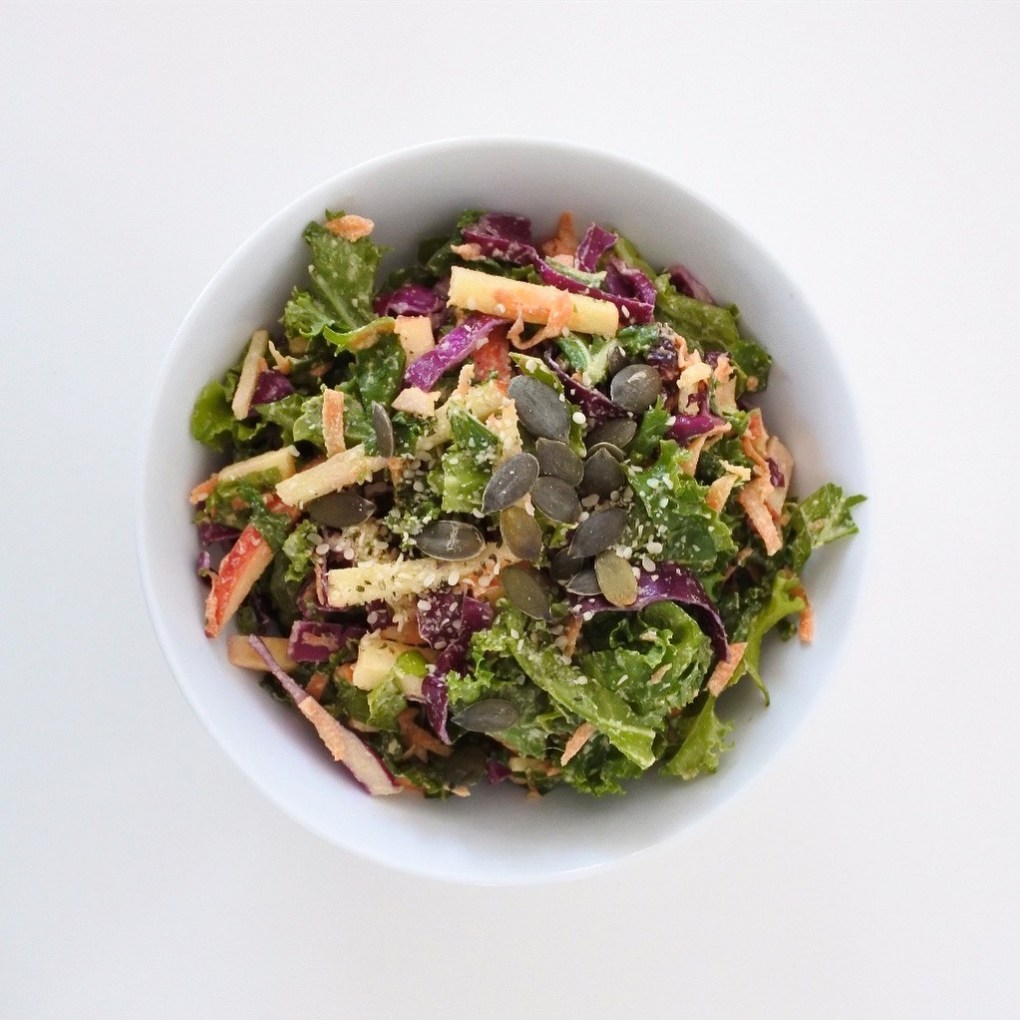 salade kale cremeuse