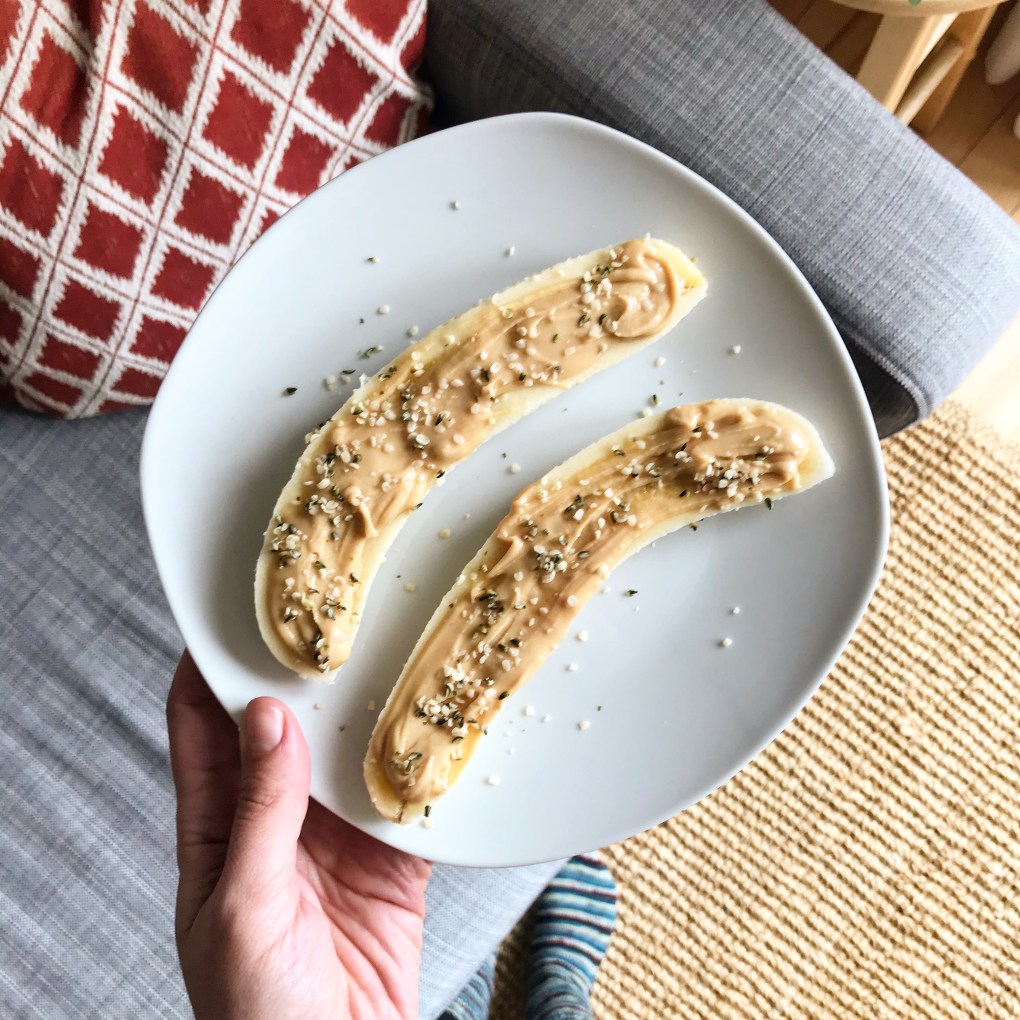 banane au beurre d'arachides