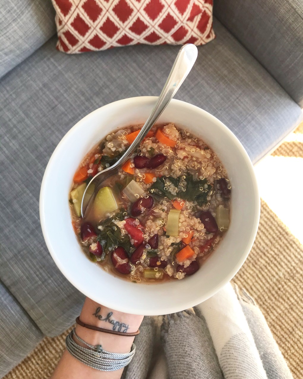 soupe aux haricots et quinoa